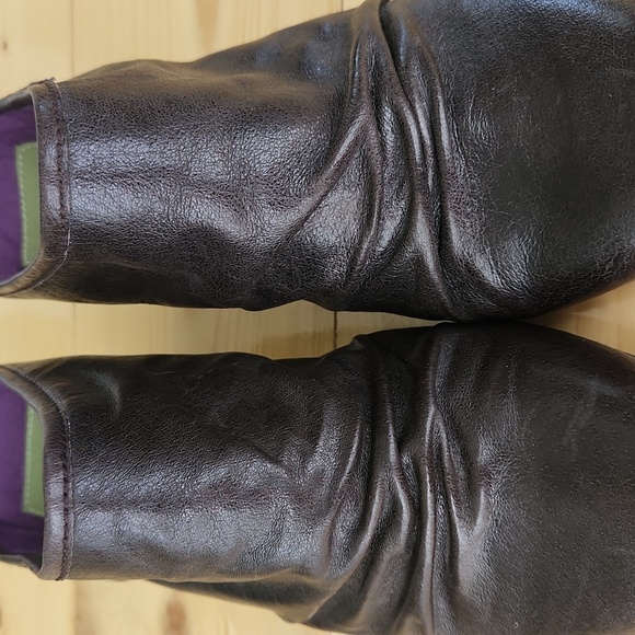 New Blowfish Malibu Brown Leather Heeled Slouch Mule Clogs 8.5 - Picture 8 of 16